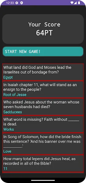 Скачать Bible Trivia Mod APK — Правильные ответы без ограничений — скриншот 3 Скачать Bible Trivia Mod APK — Правильные ответы без ограничений — скриншот 3