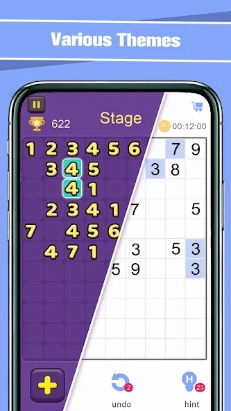 Match Ten - Relax Number Game на телефон — скачать мод: Без рекламы и много подсказок — скриншот 3 Match Ten - Relax Number Game на телефон — скачать мод: Без рекламы и много подсказок — скриншот 3