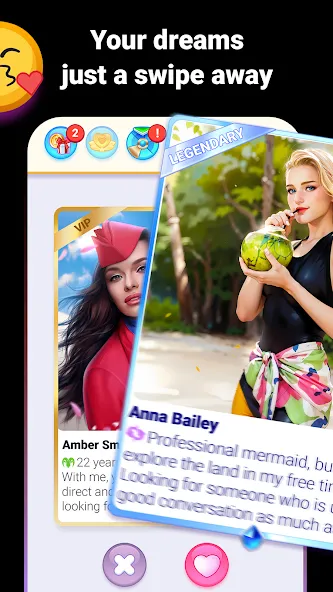 Love Stories: Dating game взлом на Андроид — Безлимитные билеты и алмазы — скриншот 2 Love Stories: Dating game взлом на Андроид — Безлимитные билеты и алмазы — скриншот 2