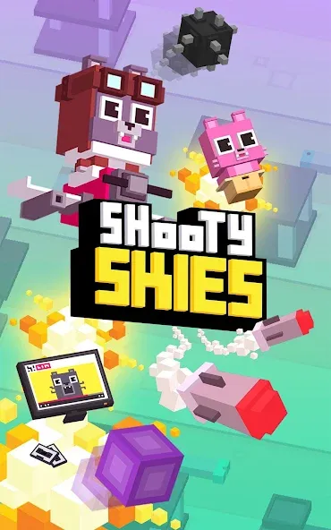 Мод Shooty Skies — Безлимитные деньги и открыты все самолеты, скачать APK — скриншот 1 Мод Shooty Skies — Безлимитные деньги и открыты все самолеты, скачать APK — скриншот 1