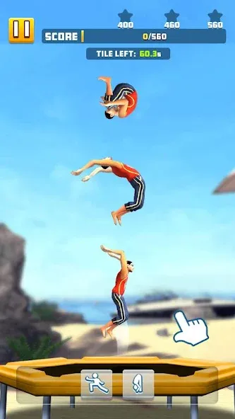 Flip Bounce мод на Андроид: Безлимитные жизни и бонусы — скриншот 1