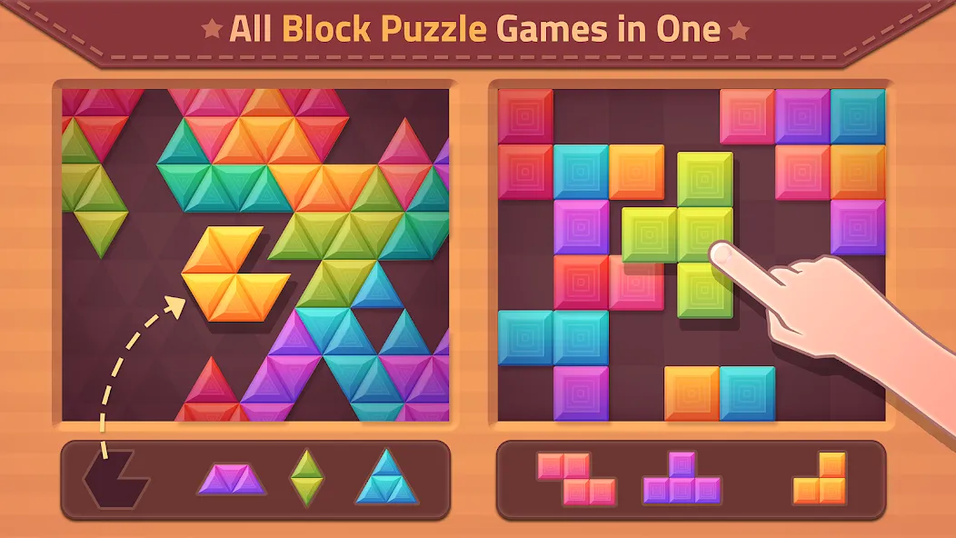 Скачать Triangles & Blocks мод — Безлимитные ходы и открыты все уровни — скриншот 1 Скачать Triangles & Blocks мод — Безлимитные ходы и открыты все уровни — скриншот 1