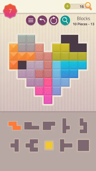 Polygrams - Tangram Puzzles бесплатно на Андроид — мод: Без рекламы и все пазлы открыты — скриншот 3 Polygrams - Tangram Puzzles бесплатно на Андроид — мод: Без рекламы и все пазлы открыты — скриншот 3