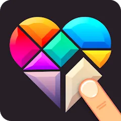 Polygrams - Tangram Puzzles бесплатно на Андроид — мод: Без рекламы и все пазлы открыты