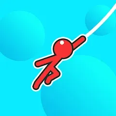 Stickman Hook бесплатно на Андроид — мод: Безлимитные монеты и все уровни