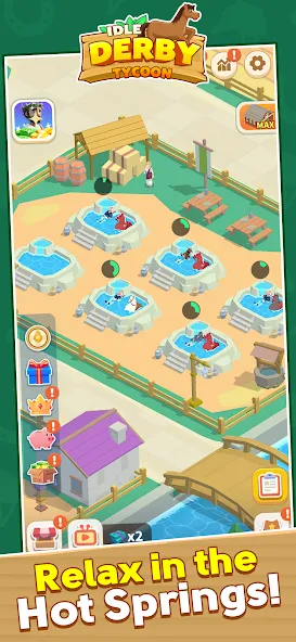 Idle Derby Tycoon — взломанная версия, Безлимитные деньги и ускоренное развитие — скриншот 3 Idle Derby Tycoon — взломанная версия, Безлимитные деньги и ускоренное развитие — скриншот 3
