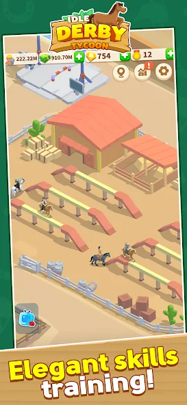 Idle Derby Tycoon — взломанная версия, Безлимитные деньги и ускоренное развитие — скриншот 4 Idle Derby Tycoon — взломанная версия, Безлимитные деньги и ускоренное развитие — скриншот 4