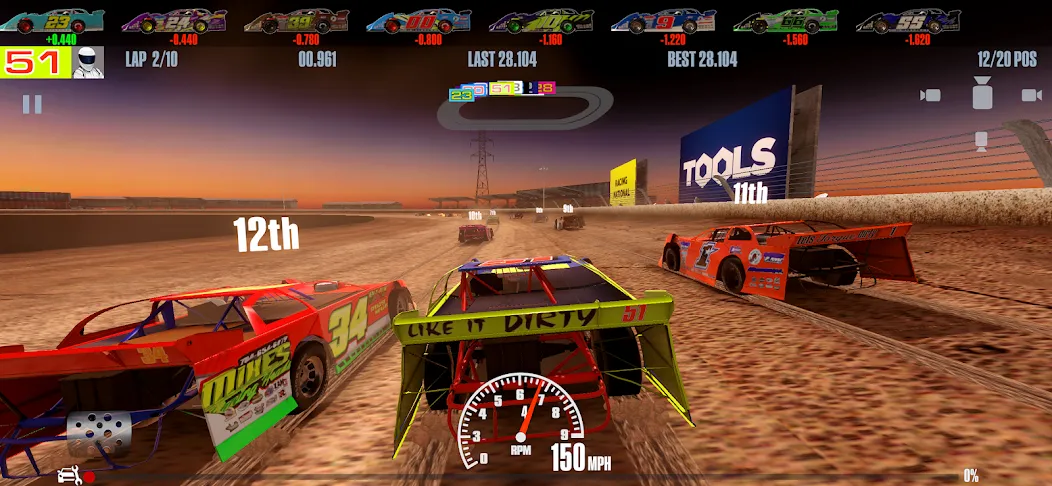 Stock Car Racing бесплатно на Андроид — мод: Безлимитные деньги и тюнинг авто — скриншот 2 Stock Car Racing бесплатно на Андроид — мод: Безлимитные деньги и тюнинг авто — скриншот 2