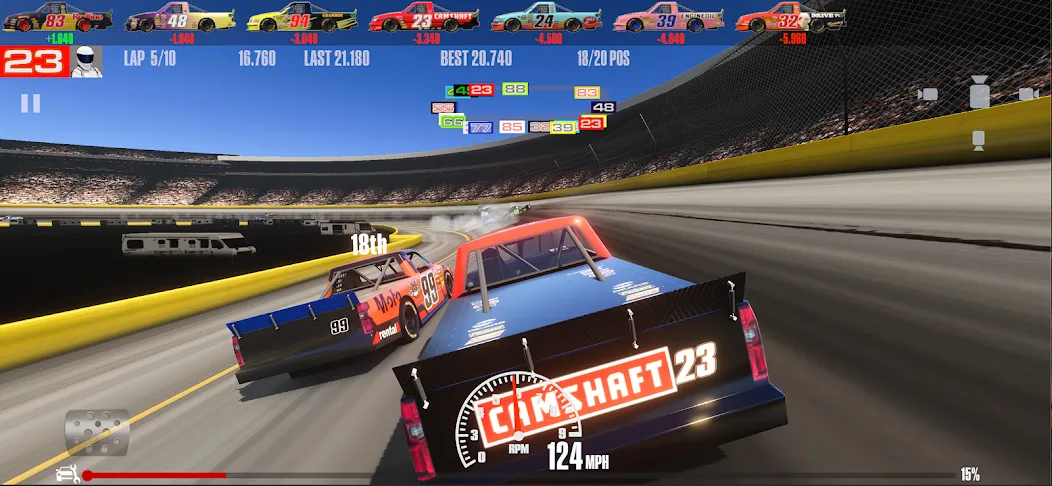 Stock Car Racing бесплатно на Андроид — мод: Безлимитные деньги и тюнинг авто — скриншот 3 Stock Car Racing бесплатно на Андроид — мод: Безлимитные деньги и тюнинг авто — скриншот 3