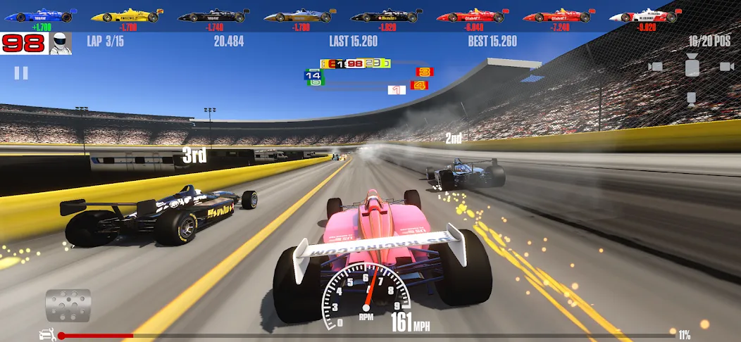 Stock Car Racing бесплатно на Андроид — мод: Безлимитные деньги и тюнинг авто — скриншот 4 Stock Car Racing бесплатно на Андроид — мод: Безлимитные деньги и тюнинг авто — скриншот 4