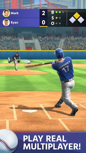 Baseball: Home Run Sports Game (Мод: Безлимитные деньги и энергия) — скачать на Андроид — скриншот 1 Baseball: Home Run Sports Game (Мод: Безлимитные деньги и энергия) — скачать на Андроид — скриншот 1