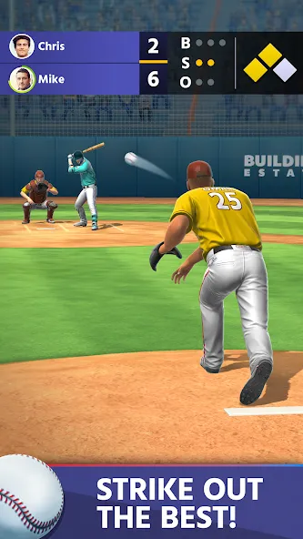 Baseball: Home Run Sports Game (Мод: Безлимитные деньги и энергия) — скачать на Андроид — скриншот 3 Baseball: Home Run Sports Game (Мод: Безлимитные деньги и энергия) — скачать на Андроид — скриншот 3