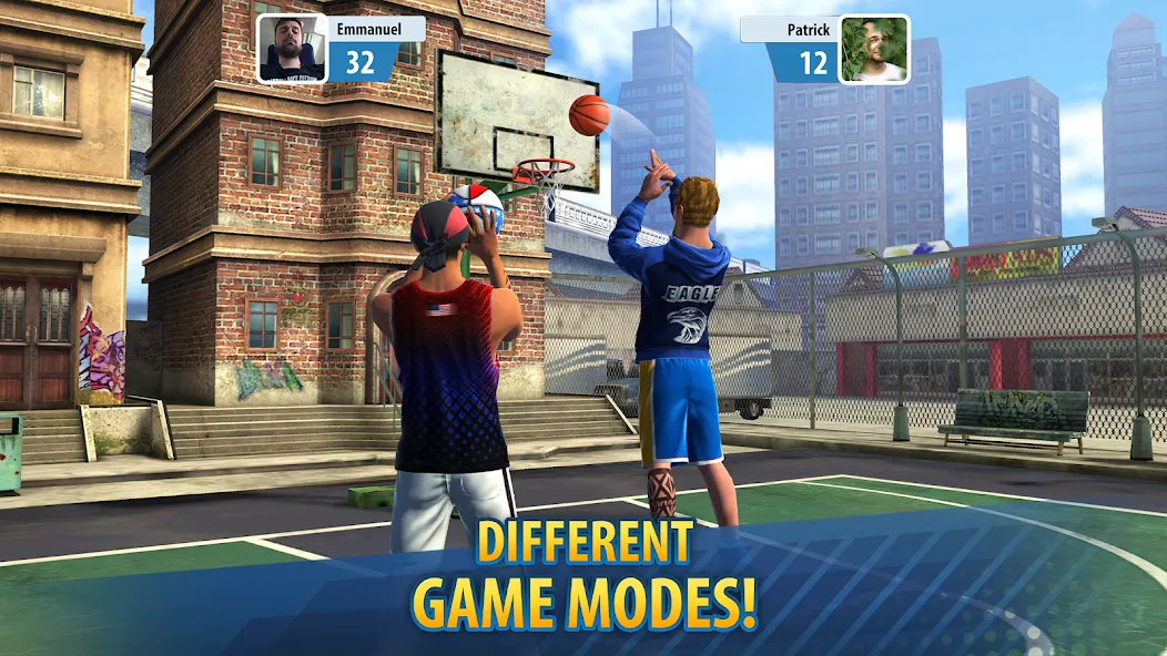 Basketball Stars: Multiplayer MOD APK: Безлимитные деньги и все мячи открыты — скриншот 5