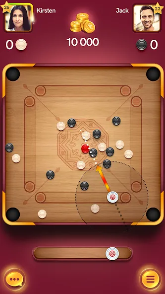 Carrom Pool: Disc Game взлом APK — Безлимитные монеты и разблокированные кии — скриншот 4 Carrom Pool: Disc Game взлом APK — Безлимитные монеты и разблокированные кии — скриншот 4