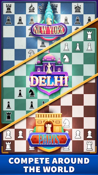 Скачать Chess Clash: Online & Offline на Андроид с модом — Разблокированы все шахматные режимы — скриншот 3