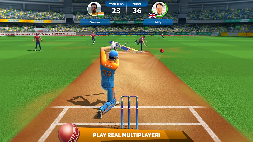 Cricket League MOD APK скачать на Андроид — Безлимитные монеты и все команды — скриншот 1