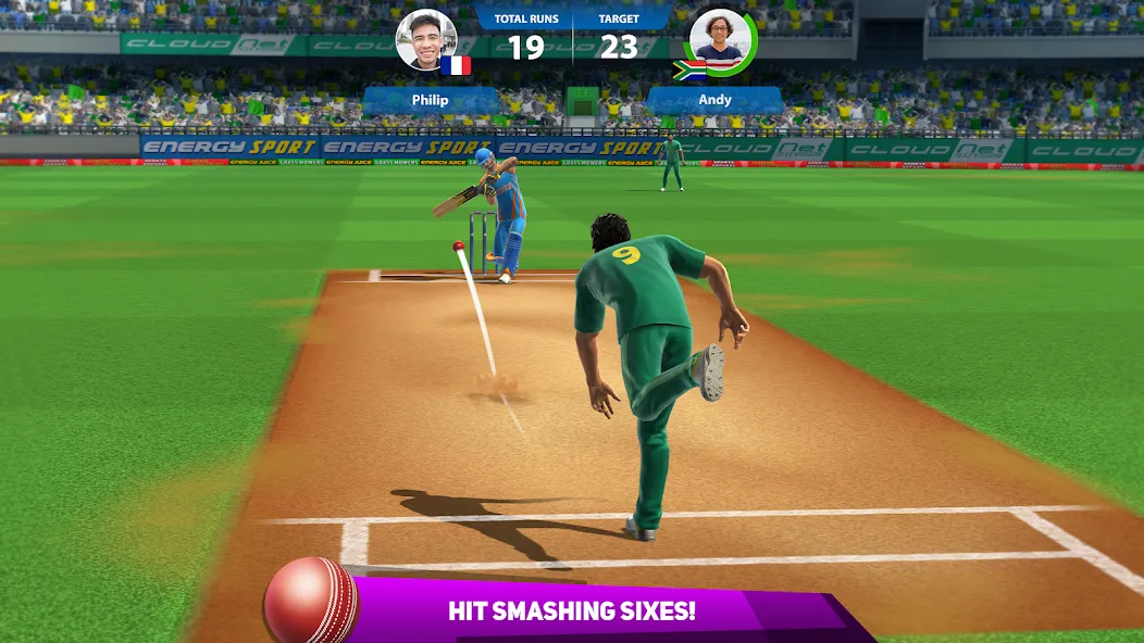 Cricket League MOD APK скачать на Андроид — Безлимитные монеты и все команды — скриншот 2