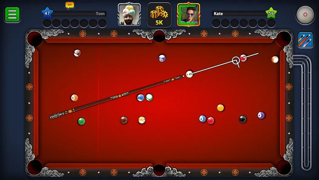 Скачать 8 Ball Pool — Безлимитные монеты и кий — скриншот 2 Скачать 8 Ball Pool — Безлимитные монеты и кий — скриншот 2