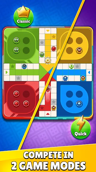 Ludo Party : Dice Board Game мод на Андроид: Без рекламы и безлимитные броски кубика — скриншот 2