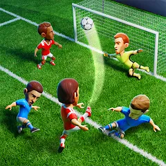 Mini Football - Mobile Soccer бесплатно на Андроид — мод: Безлимитные монеты и открыты команды