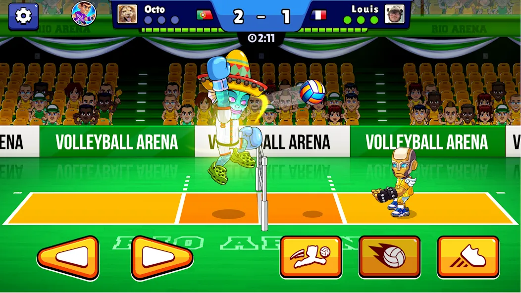 Volleyball Arena: Spike Hard — Безлимитные деньги и открыты уровни, скачать мод APK — скриншот 3 Volleyball Arena: Spike Hard — Безлимитные деньги и открыты уровни, скачать мод APK — скриншот 3