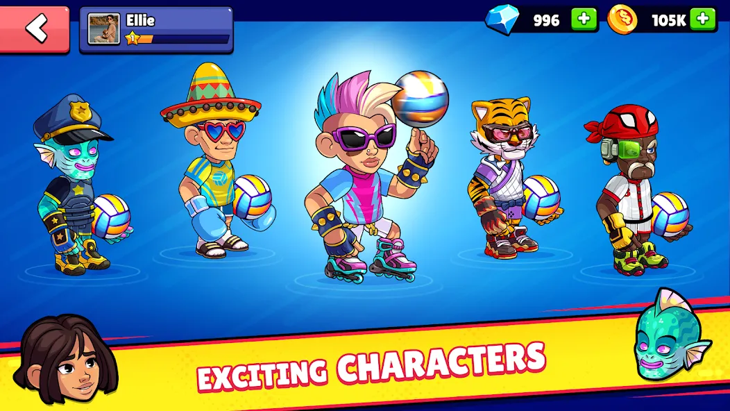 Volleyball Arena: Spike Hard — Безлимитные деньги и открыты уровни, скачать мод APK — скриншот 4 Volleyball Arena: Spike Hard — Безлимитные деньги и открыты уровни, скачать мод APK — скриншот 4