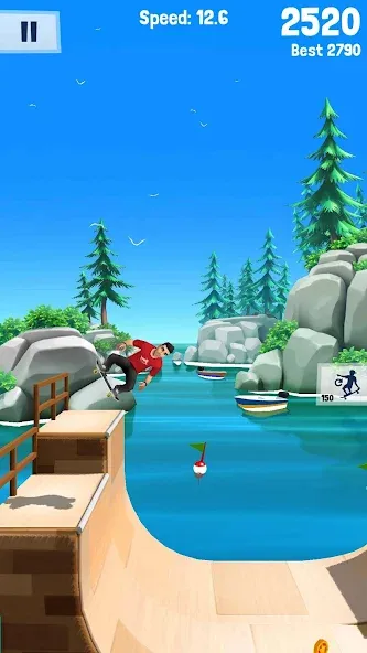 Скачать Flip Skater Mod APK — Без рекламы и много денег — скриншот 5