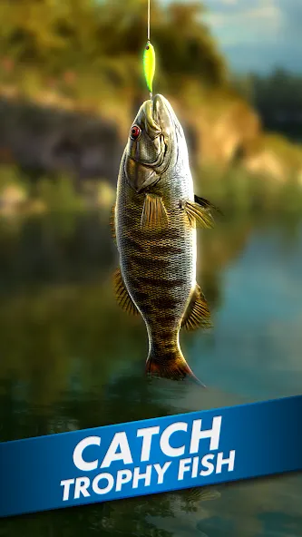 Ultimate Fishing! Fish Game мод на Андроид: Безлимитные деньги и приманки — скриншот 1 Ultimate Fishing! Fish Game мод на Андроид: Безлимитные деньги и приманки — скриншот 1