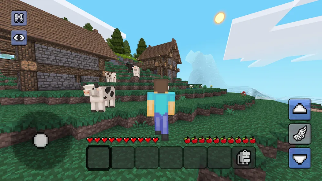 Megacraft - Block Craft (Мод: Безлимитные ресурсы и открыты все блоки) — скачать на Андроид — скриншот 3