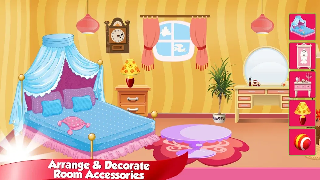 Girl Doll House Design & Clean — взломанная версия, Безлимитные деньги и все предметы — скриншот 4 Girl Doll House Design & Clean — взломанная версия, Безлимитные деньги и все предметы — скриншот 4