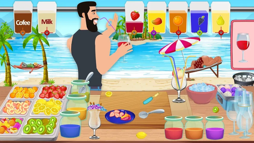 Boba cocktail:DIY recipe games взломанный APK — Новые рецепты и безлимитные деньги — скриншот 1 Boba cocktail:DIY recipe games взломанный APK — Новые рецепты и безлимитные деньги — скриншот 1