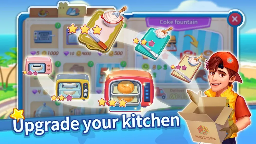 Скачать Cooking Master Adventure Games на Андроид с модом — Безлимитные монеты и энергия — скриншот 4