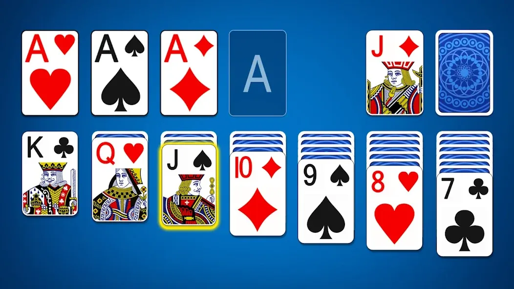 Solitaire Card Game взломанный APK — Без рекламы и безлимитные подсказки — скриншот 1 Solitaire Card Game взломанный APK — Без рекламы и безлимитные подсказки — скриншот 1