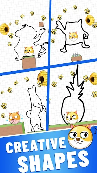 Save the Doge (Мод: Бесконечные жизни и монеты) — скачать на Андроид — скриншот 3 Save the Doge (Мод: Бесконечные жизни и монеты) — скачать на Андроид — скриншот 3
