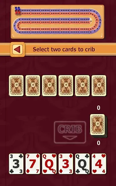 Мод Cribbage — Бесконечные очки и подсказки, скачать APK — скриншот 4 Мод Cribbage — Бесконечные очки и подсказки, скачать APK — скриншот 4