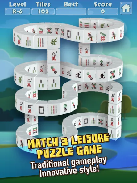 Скачать 3D Mahjong Triple Tile Match мод — Безлимитные монеты и подсказки — скриншот 5 Скачать 3D Mahjong Triple Tile Match мод — Безлимитные монеты и подсказки — скриншот 5