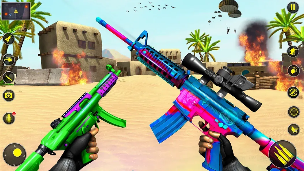 Скачать Fps Shooting Strike: Gun Games последней версии — Безлимитные патроны и оружие — скриншот 2 Скачать Fps Shooting Strike: Gun Games последней версии — Безлимитные патроны и оружие — скриншот 2