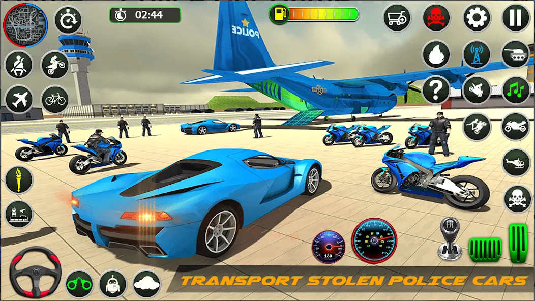 Police Game – Police Car Game мод на Андроид: Безлимитные деньги и все машины — скриншот 1 Police Game – Police Car Game мод на Андроид: Безлимитные деньги и все машины — скриншот 1