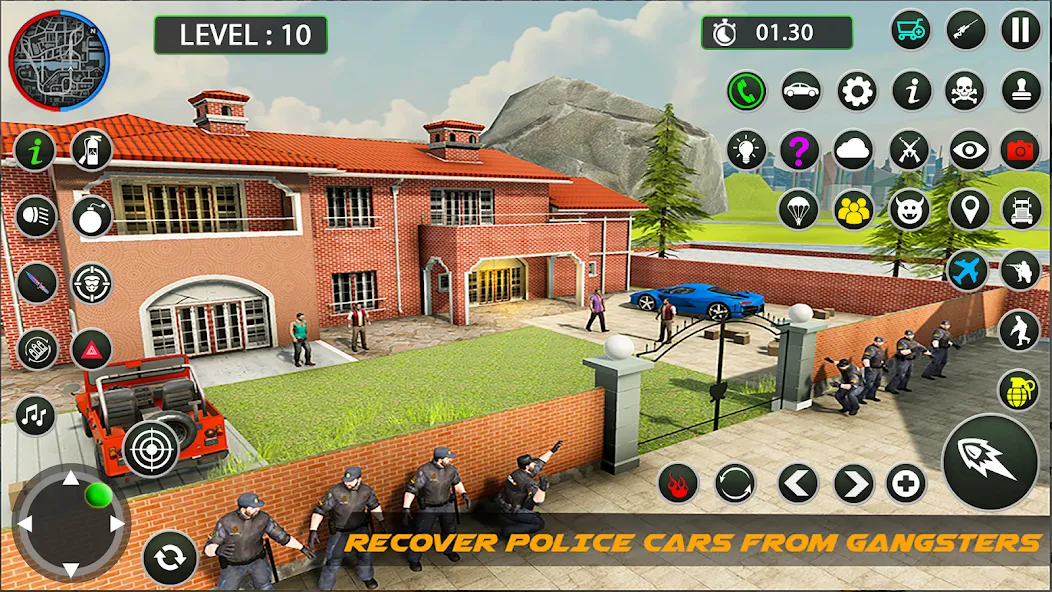 Police Game – Police Car Game мод на Андроид: Безлимитные деньги и все машины — скриншот 2 Police Game – Police Car Game мод на Андроид: Безлимитные деньги и все машины — скриншот 2
