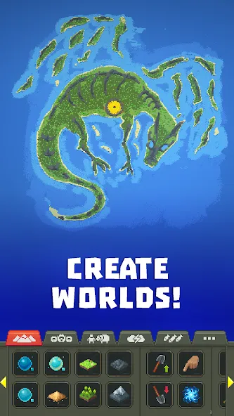 WorldBox - Sandbox God Sim MOD APK: Безлимитные ресурсы и всё открыто — скриншот 1