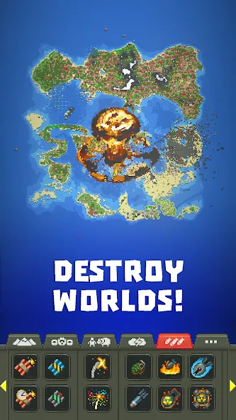 WorldBox - Sandbox God Sim MOD APK: Безлимитные ресурсы и всё открыто — скриншот 4