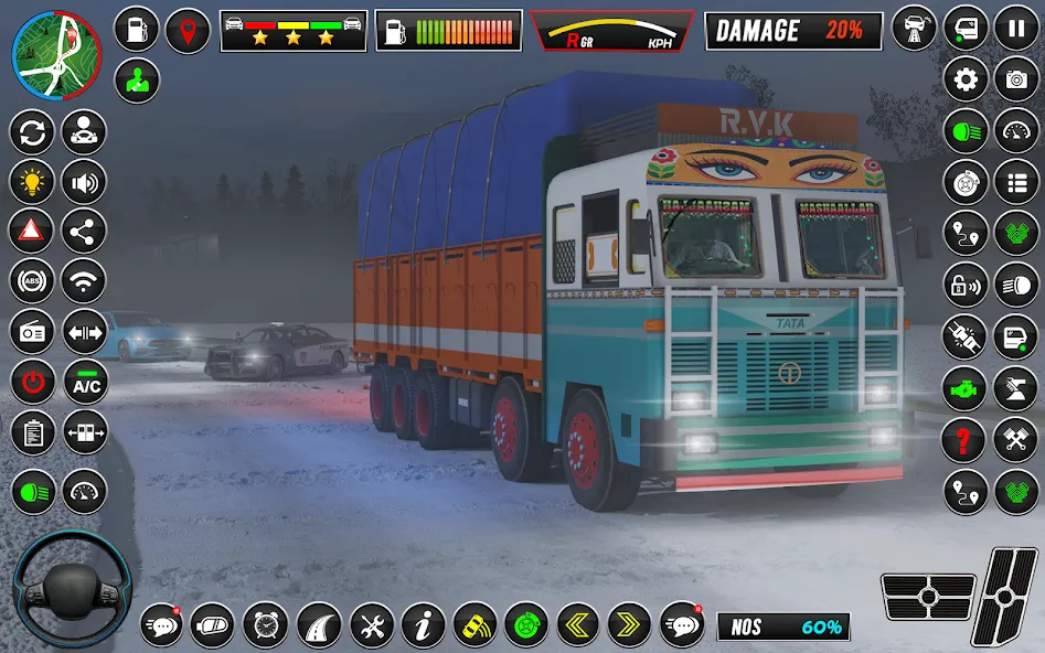 Скачать Indian Truck Game 3d Truck sim Mod APK — Безлимитные деньги и открыты все грузовики — скриншот 1