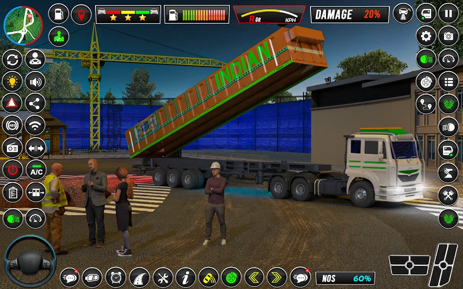 Скачать Indian Truck Game 3d Truck sim Mod APK — Безлимитные деньги и открыты все грузовики — скриншот 5