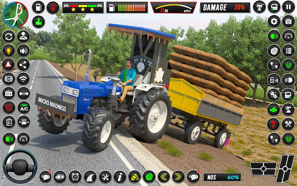 Indian Tractor Games Simulator MOD APK скачать на Андроид — Безлимитные деньги и топливо — скриншот 4 Indian Tractor Games Simulator MOD APK скачать на Андроид — Безлимитные деньги и топливо — скриншот 4