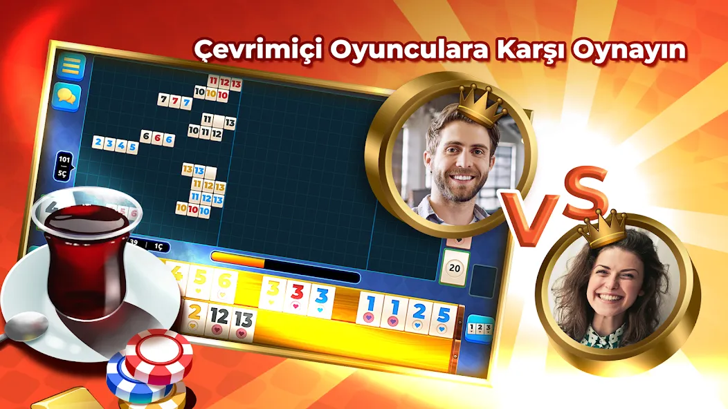 Mega 101 Okey - Çevrimiçi MOD APK скачать на Андроид — Sınırsız para ve tüm özellikler açık — скриншот 1 Mega 101 Okey - Çevrimiçi MOD APK скачать на Андроид — Sınırsız para ve tüm özellikler açık — скриншот 1