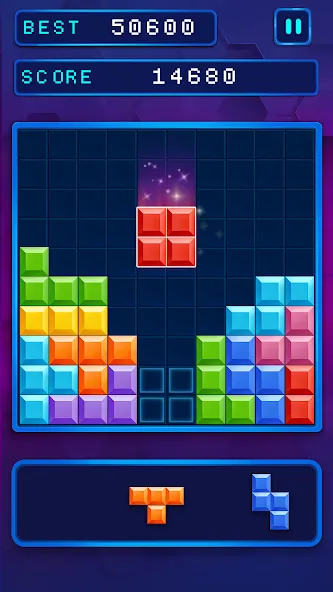 Скачать мод Block Puzzle: Popular Game — Безлимитные подсказки и бонусы — скриншот 1