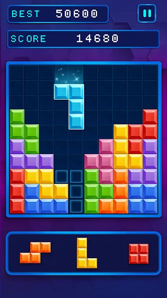Скачать мод Block Puzzle: Popular Game — Безлимитные подсказки и бонусы — скриншот 5