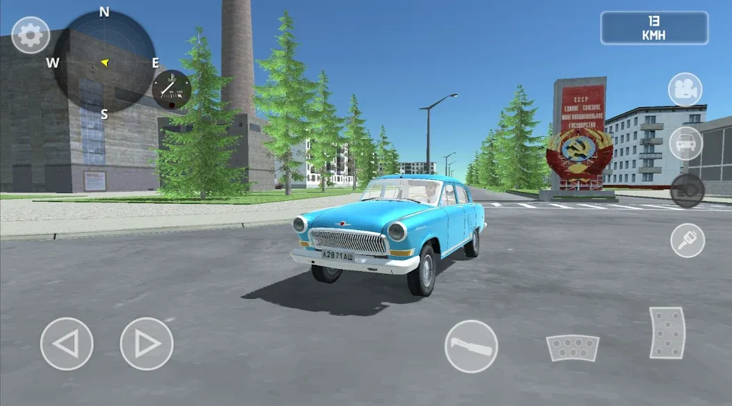 SovietCar: Simulator — взломанная версия, Безлимитные деньги и топливо — скриншот 2 SovietCar: Simulator — взломанная версия, Безлимитные деньги и топливо — скриншот 2