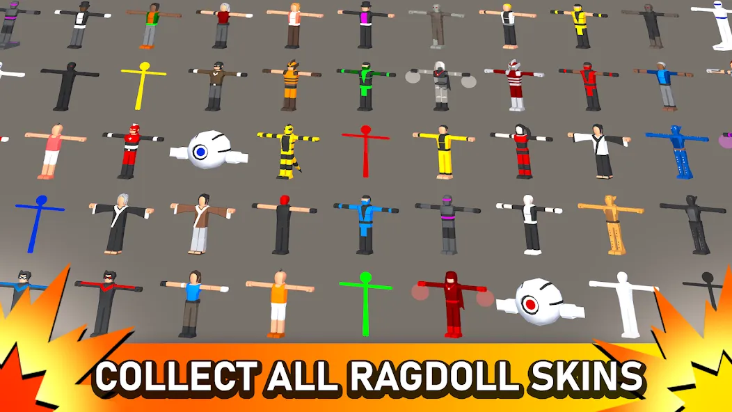 Smashgrounds.io: Ragdoll Arena — Безлимитные деньги и оружие, скачать мод APK — скриншот 5 Smashgrounds.io: Ragdoll Arena — Безлимитные деньги и оружие, скачать мод APK — скриншот 5