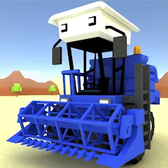 Мод Blocky Farm Racing & Simulator — Безлимитные деньги и топливо, скачать APK